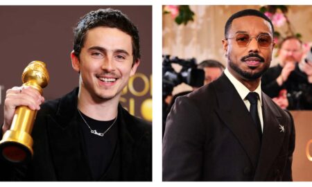 Timothee Chalamet and Michael B. Jordan - Golden Globes 2026