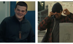 Stills from 2026 BAFTA awards nominees I Swear and One Battle After Another