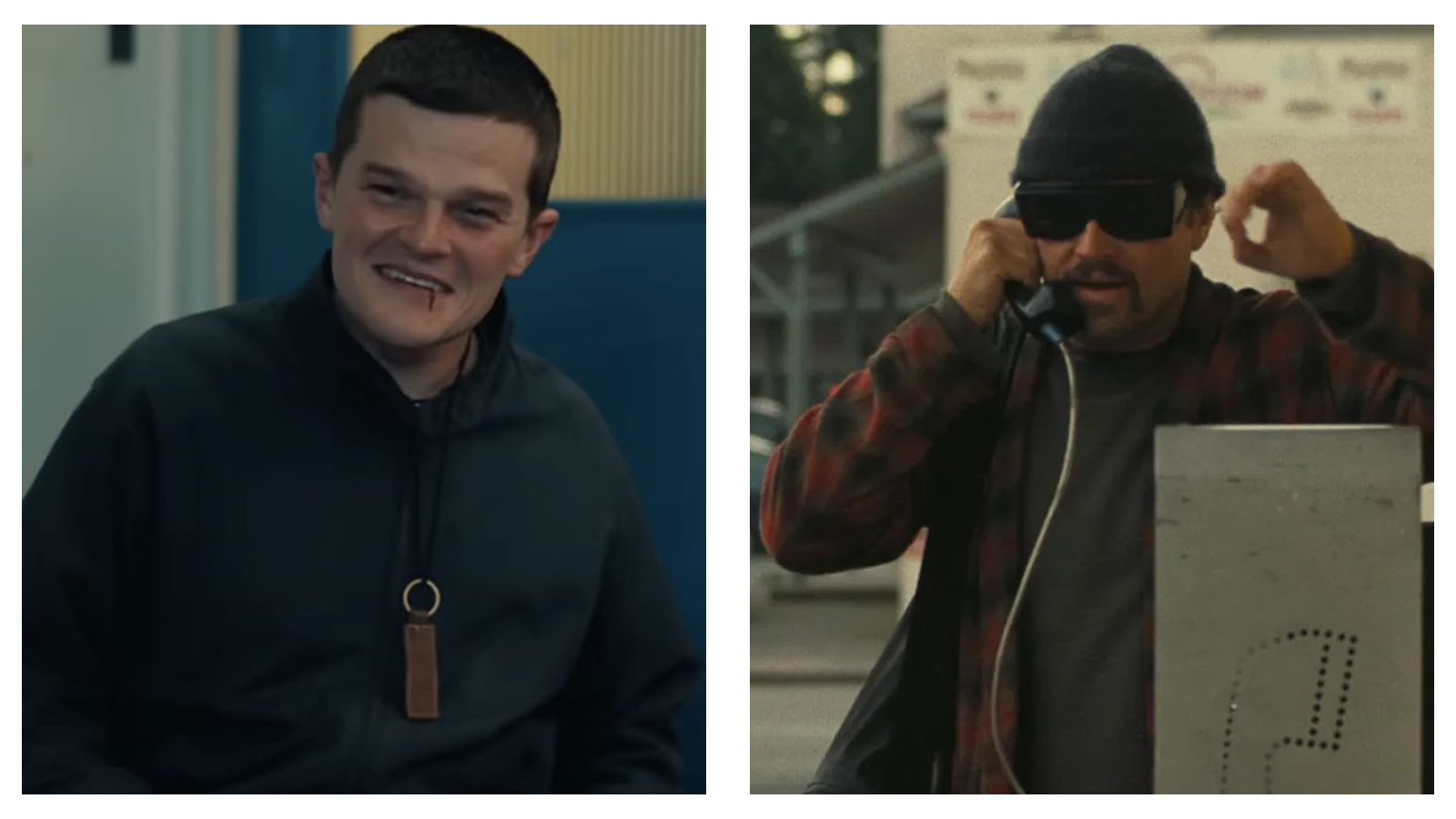 Stills from 2026 BAFTA awards nominees I Swear and One Battle After Another