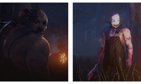 Stills from the video game Dead by Daylight