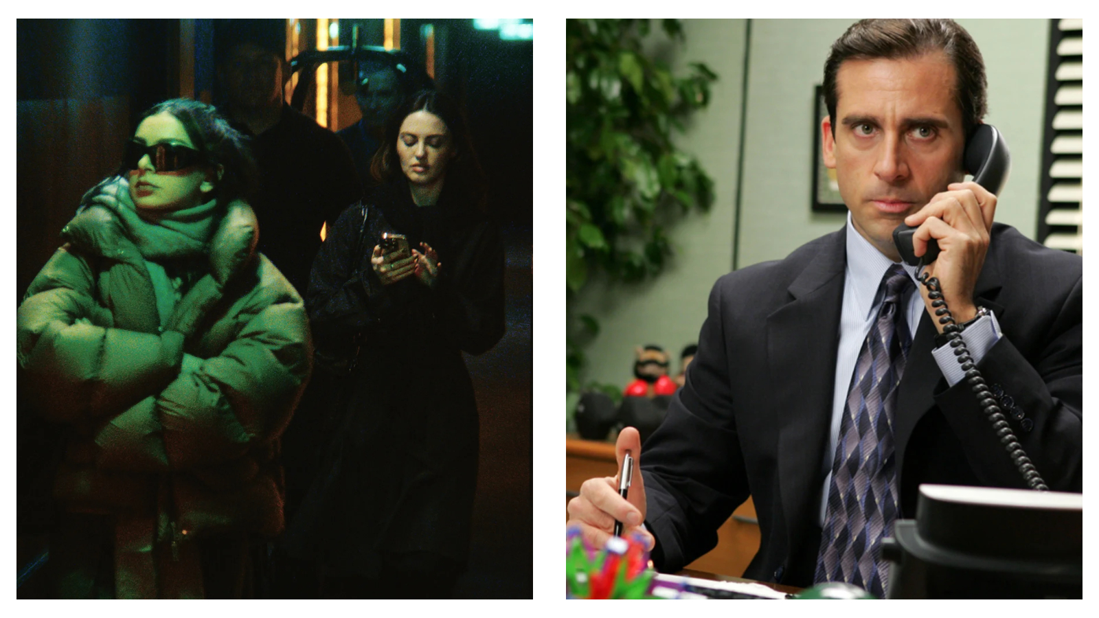 Charli XCX in mockumentary The Moment, and Steve Carell in The US Office