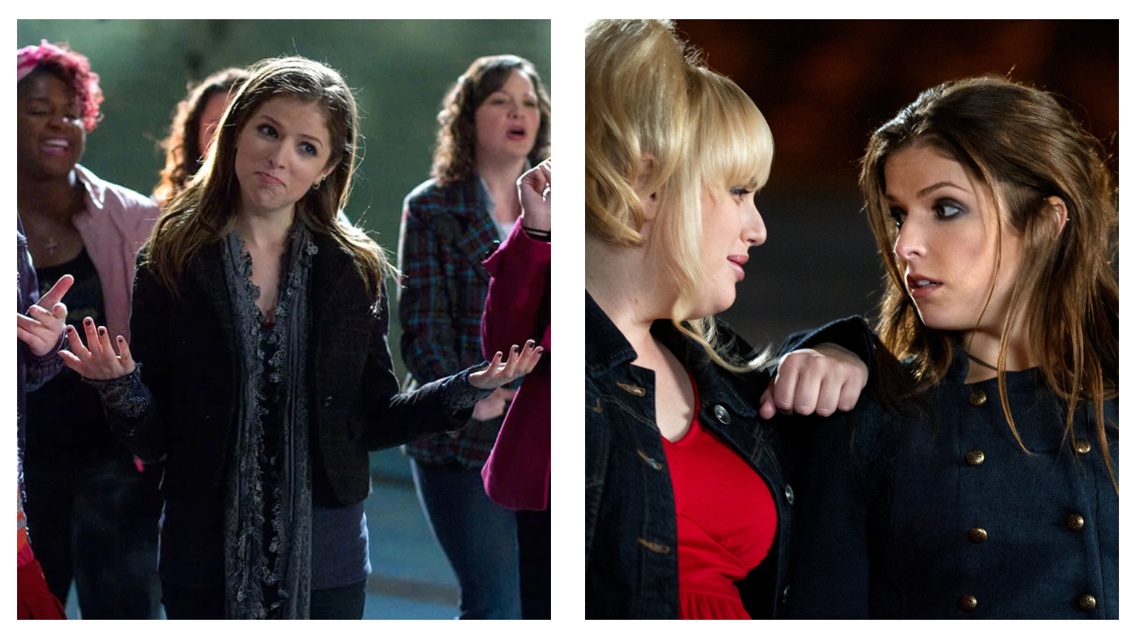 Stills from the film Pitch Perfect