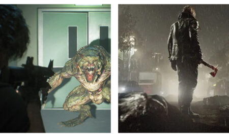 Stills from Resident Evil video games