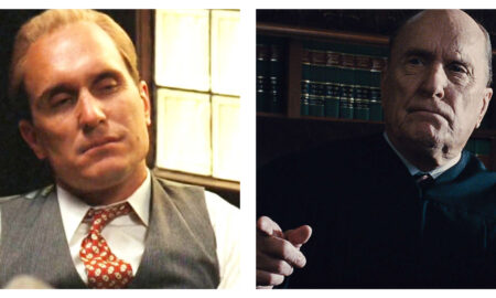 Stills of the actor Robert Duvall in The Godfather and The Judge