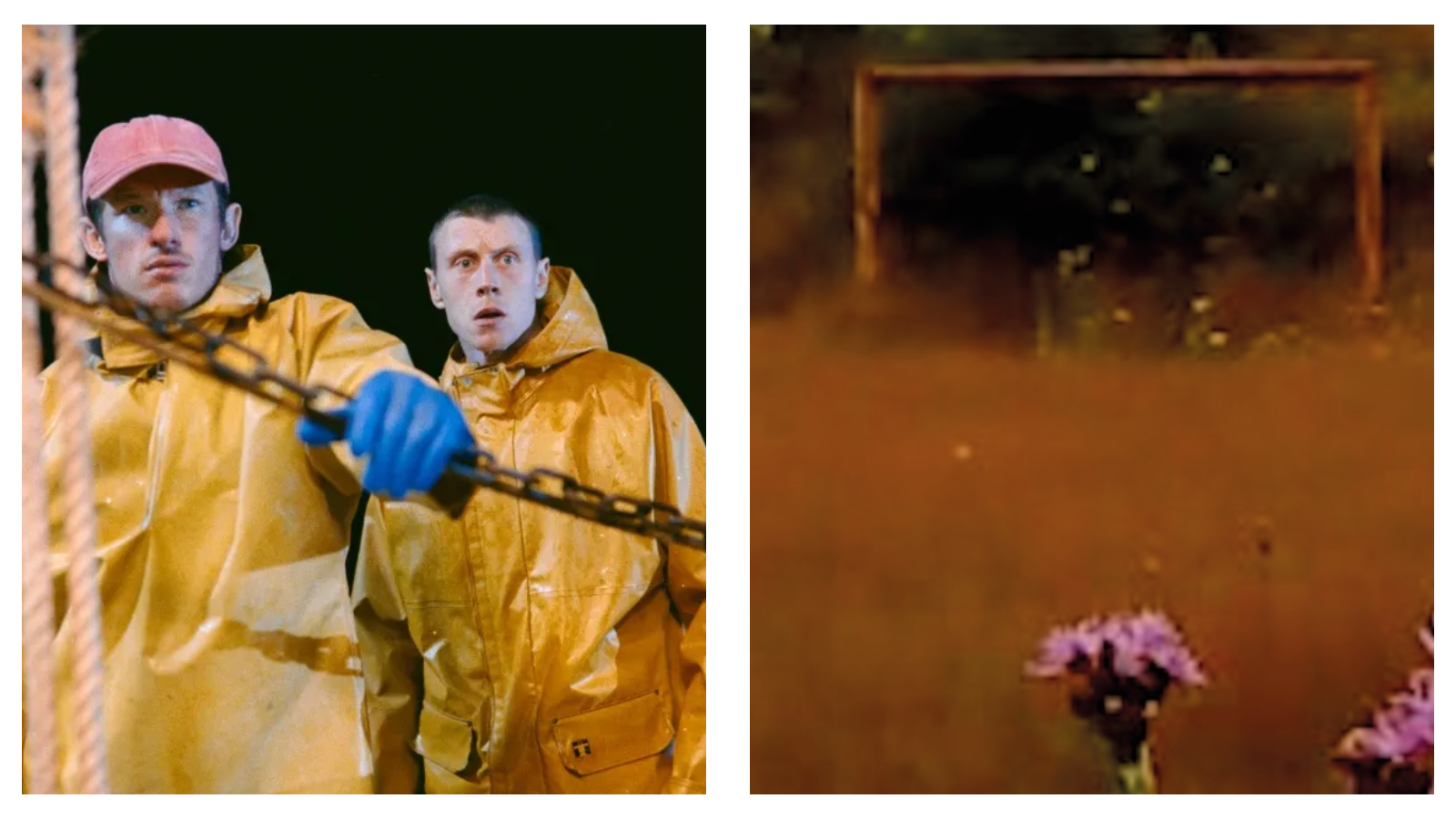 Stills from Rose of Nevada and Dry Leaf, two films coming to cinemas in 2026