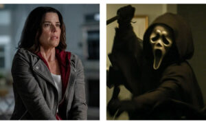 Stills of Sidney and Ghostface from Scream 7
