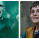 Stills of Ralph Fiennes as Lord Voldemort and Dominic McLaughlin as Harry Potter