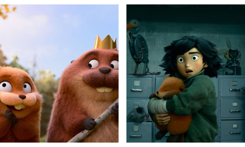 Stills from the Pixar film Hoppers