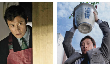 Stills from the film No Other Choice