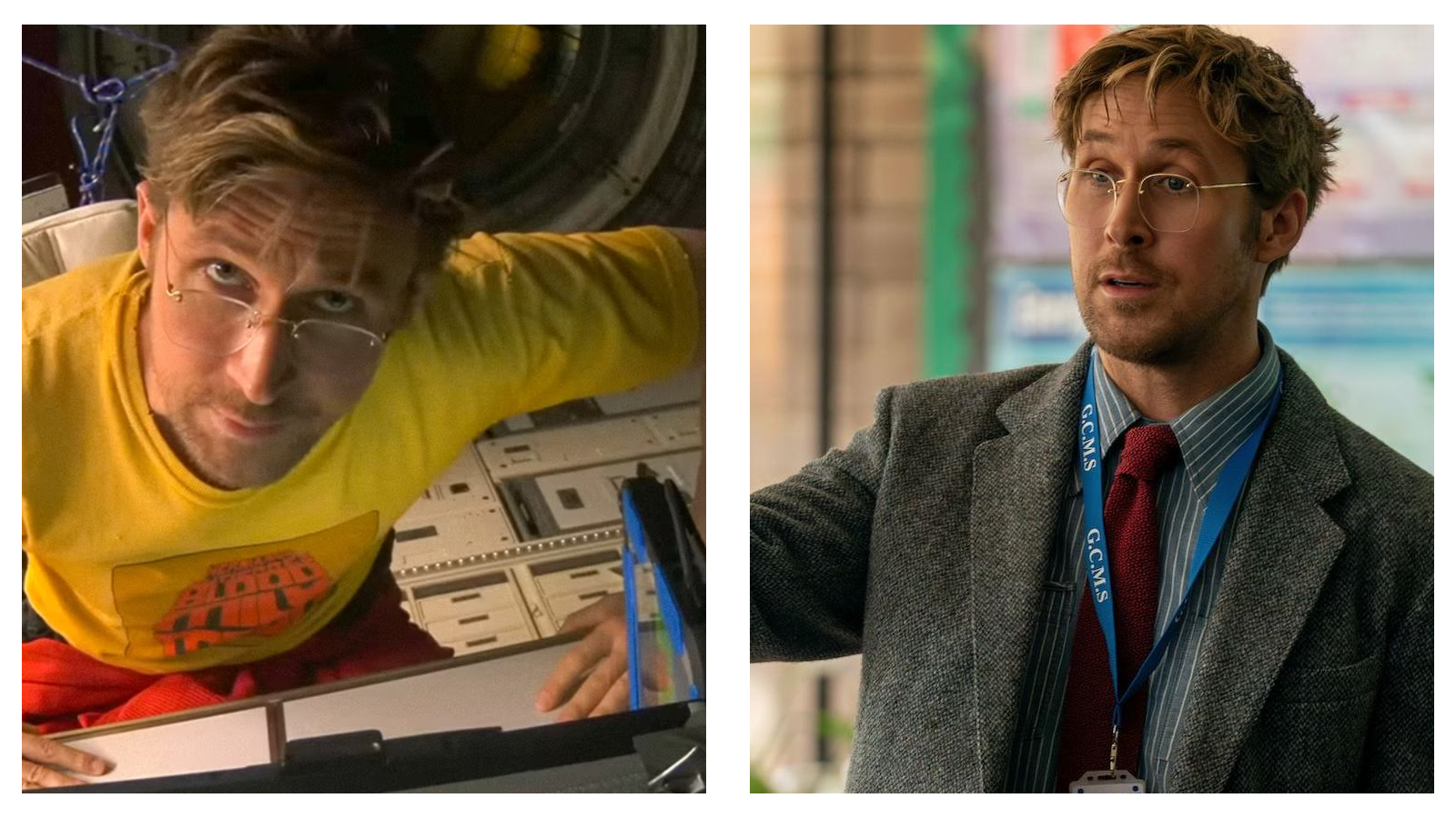 Stills of Ryan Gosling in Project Hail Mary