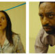 Stills of Renate Reinsve (left) and Chiwetel Ejiofor (right) in the Backrooms film trailer