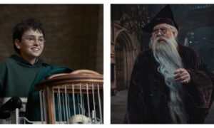 Harry Potter and Dumbledore in the new HBO series