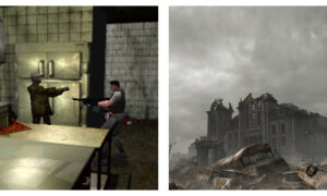 Stills from the Resident Evil video game situation