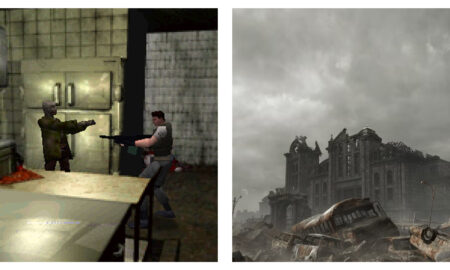 Stills from the Resident Evil video game situation