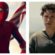Stills of Tom Holland in Spider-Man: Brand New Day (left) and The Odyssey (right)