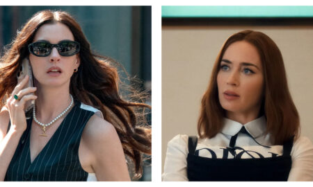 Stills of Anne Hathaway and Emily Blunt in The Devil Wears Prada 2