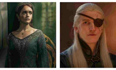Queen Alicent and Aemond Targaryen