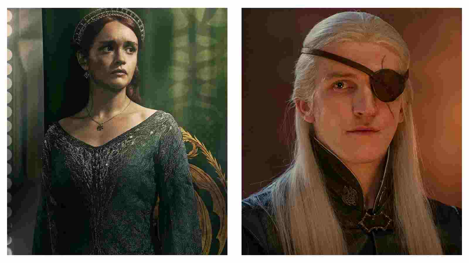 Queen Alicent and Aemond Targaryen