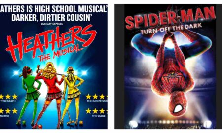 Heathers the Musical and Spiderman Turn off the dark