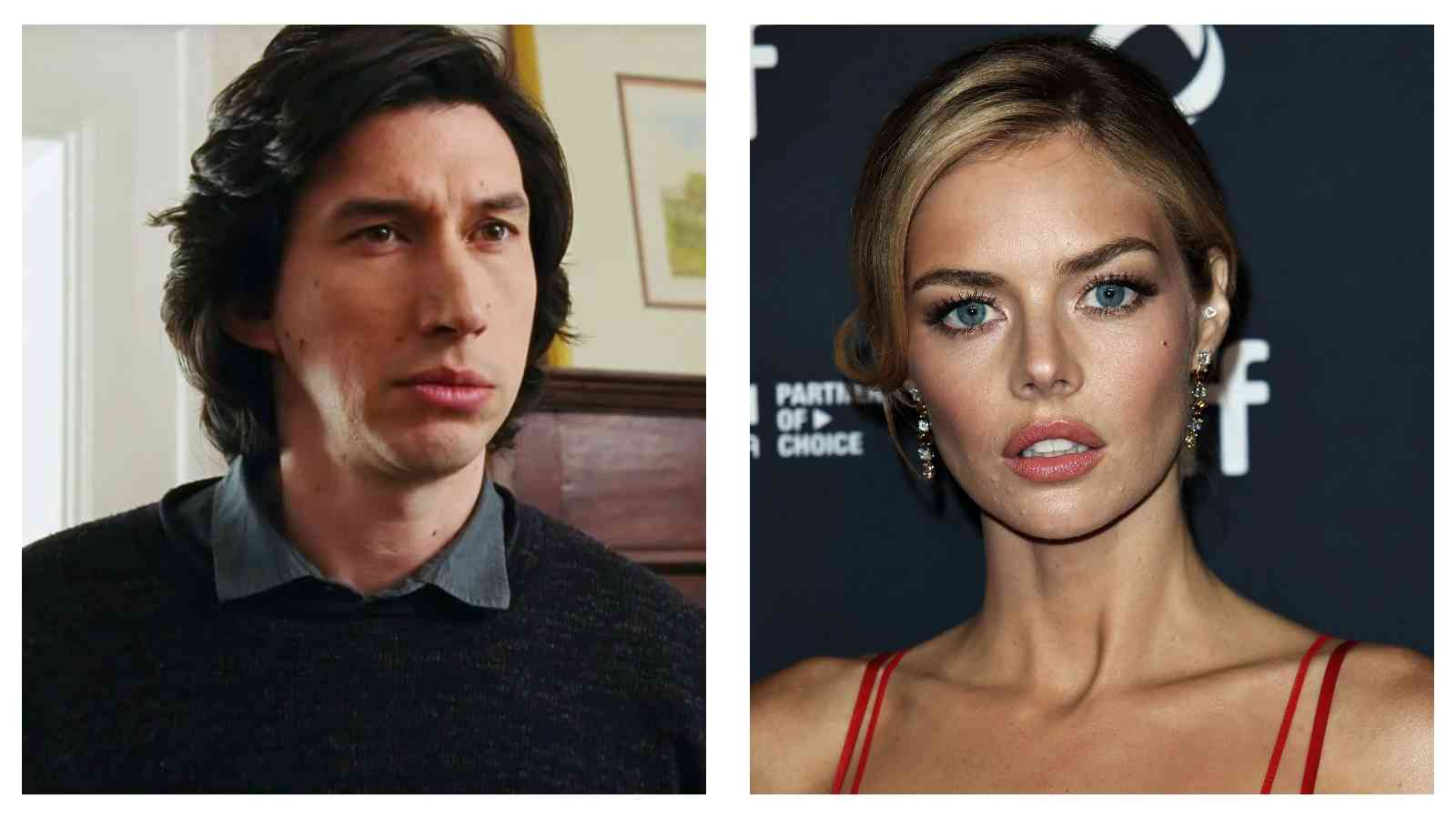 Adam Driver and Samara Weaving
