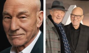 Patrick Stewart and Ian McKellen